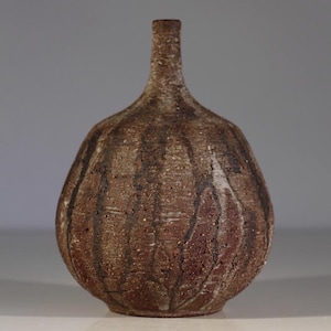 GERHARD LIEBENTHRON VASE vintage german studio pottery brutalist collectible