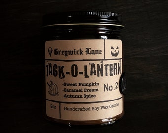 Jack o’ Lantern Scented Soy Candle