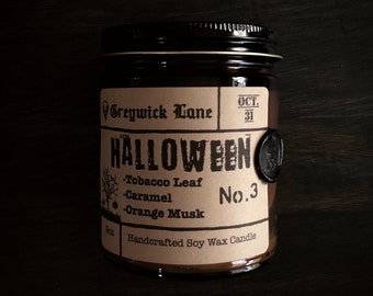 Halloween Scented Soy Candle