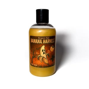Banana Harvest Scented Body Wash | Bubble Bath | Fall Decor | Halloween Gifts | Vegan Handmade