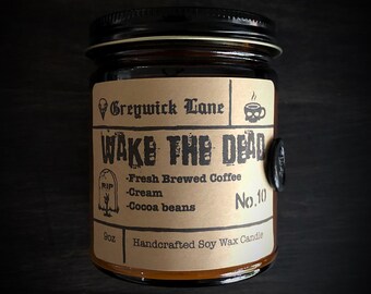 Wake the Dead Coffee Scented Soy Candle