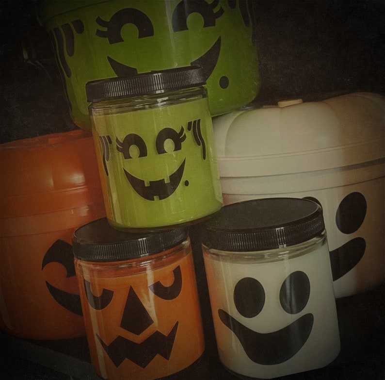 Happy Halloween Pail Candles image 3