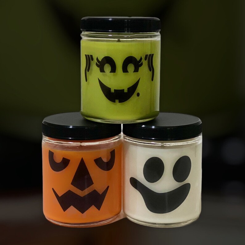 Happy Halloween Pail Candles image 2