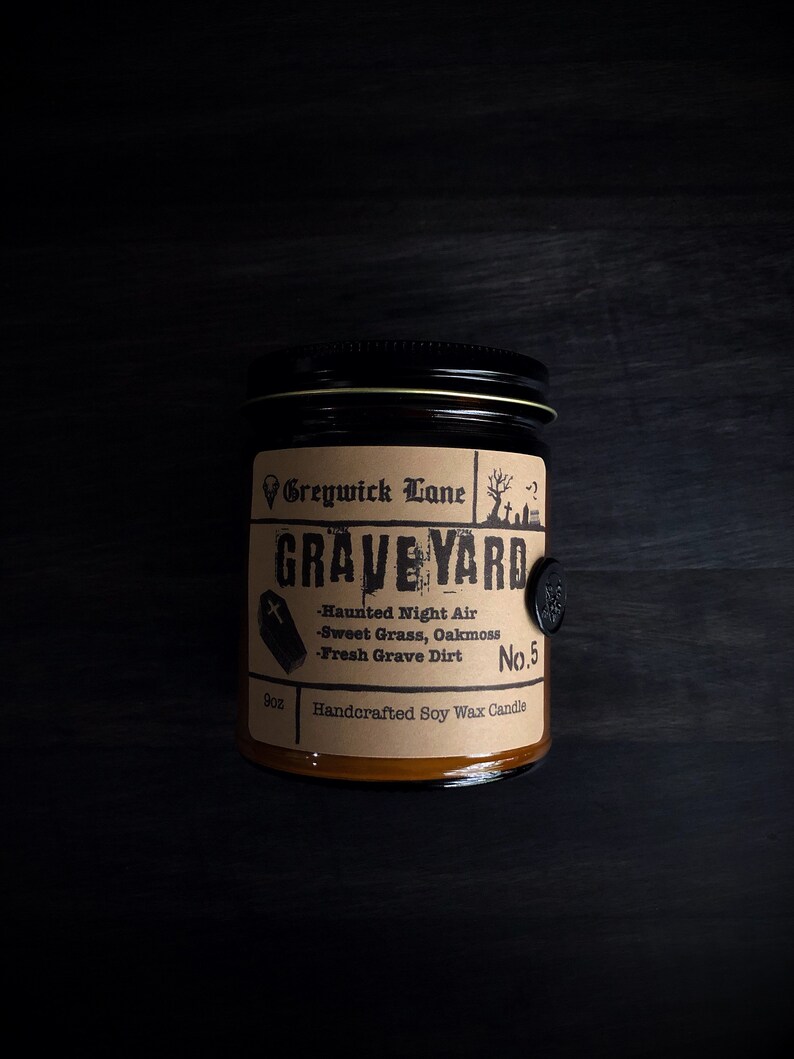 Graveyard Scented Soy Candle image 1