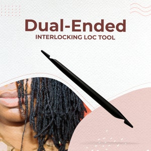 Curly Que Locs Dreadlocks Tool. 0.5mm Single, Double, and Triple Crochet  Needle With Bamboo Handles. 