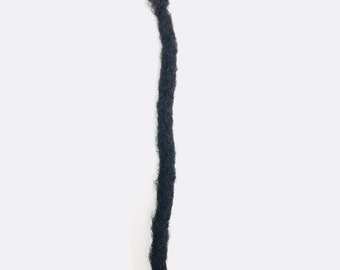100% Human Hair Dreadlocks Handmade - Single Loc