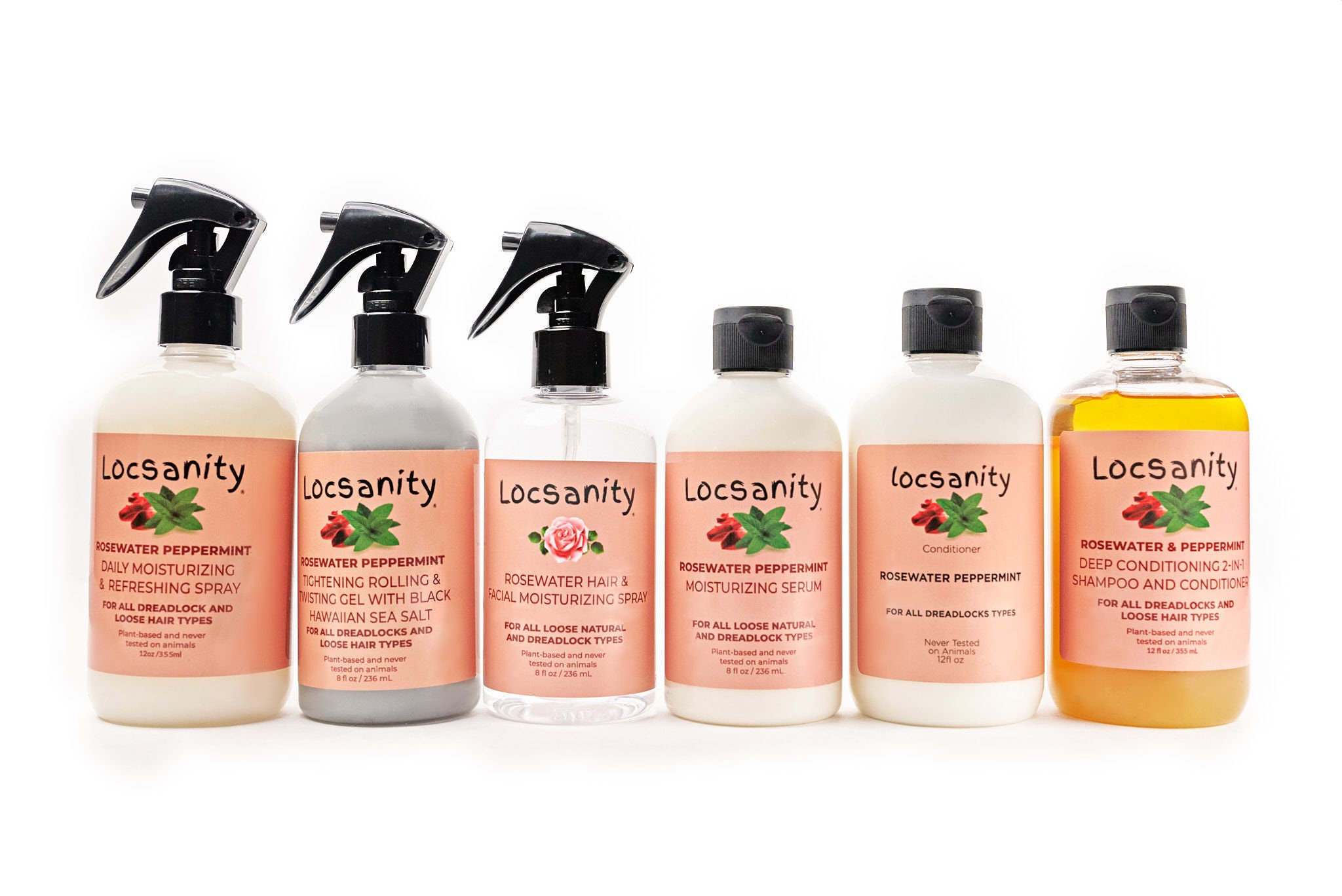 Locsanity Rosewater Peppermint Loccare Bundle
