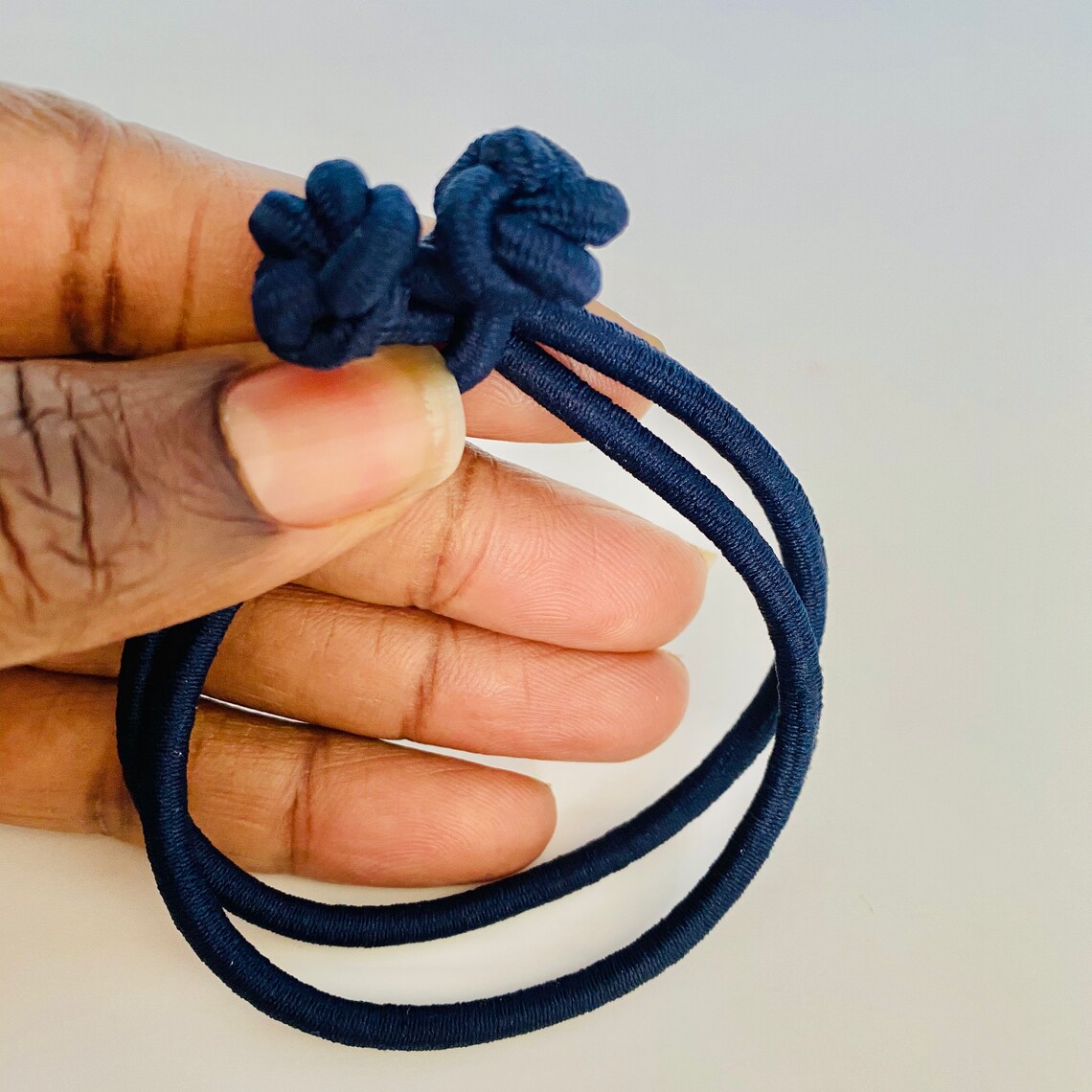 Jumbo Knotted Hair Tie Set of 4 for Natural Hair Dreadlocks Etsy