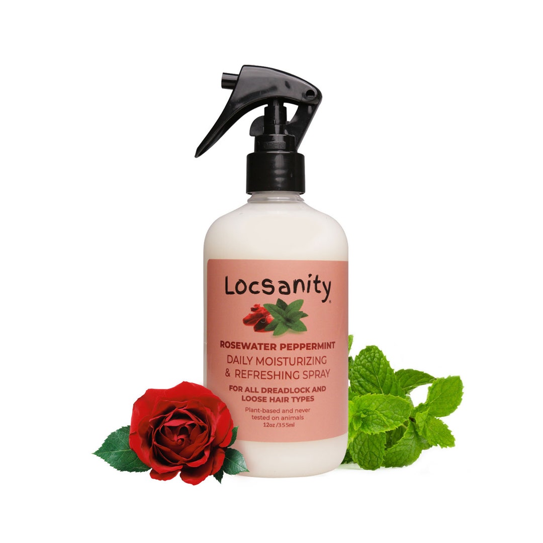Locsanity Rosewater & Peppermint Daily Moisturizing Spray Dreadlock