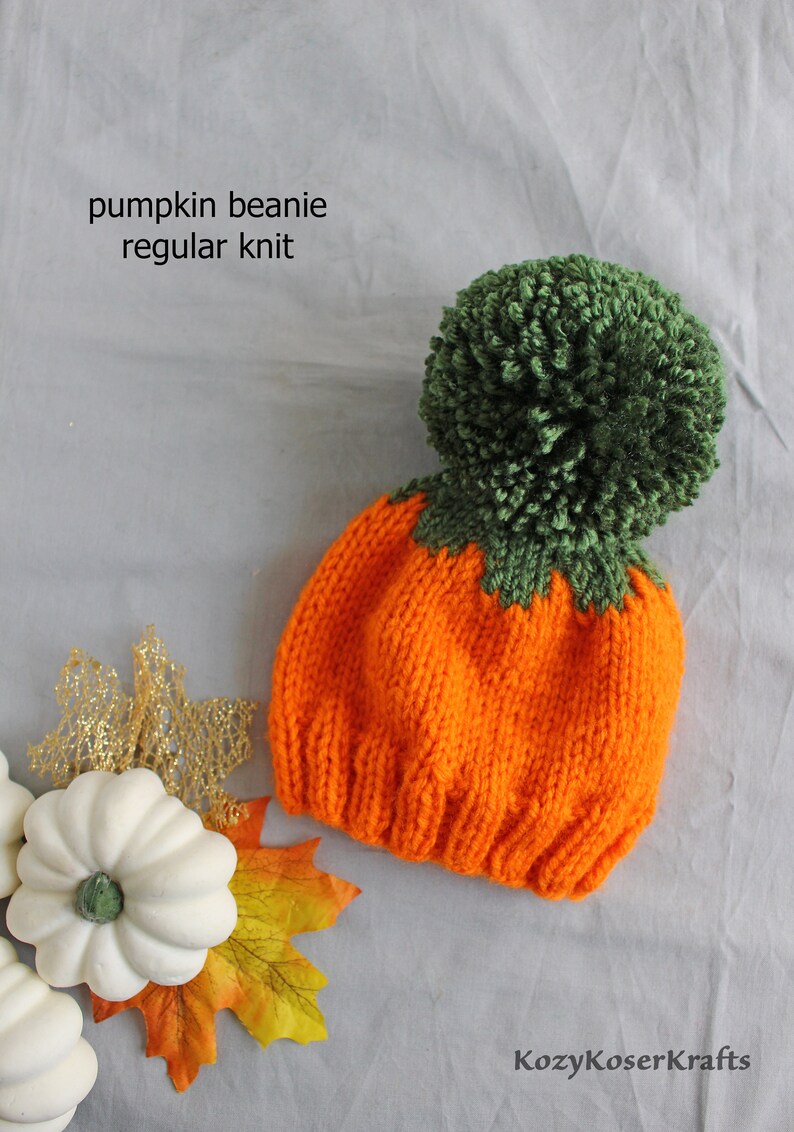 Pumpkin Baby Hat, Candycorn Baby Hat, Fall Beanie Kids, Fall Kids Hat, Pumpkin Kids Hat, Candycorn Kids Hat, Halloween Knit Hat, Fall Toques image 2