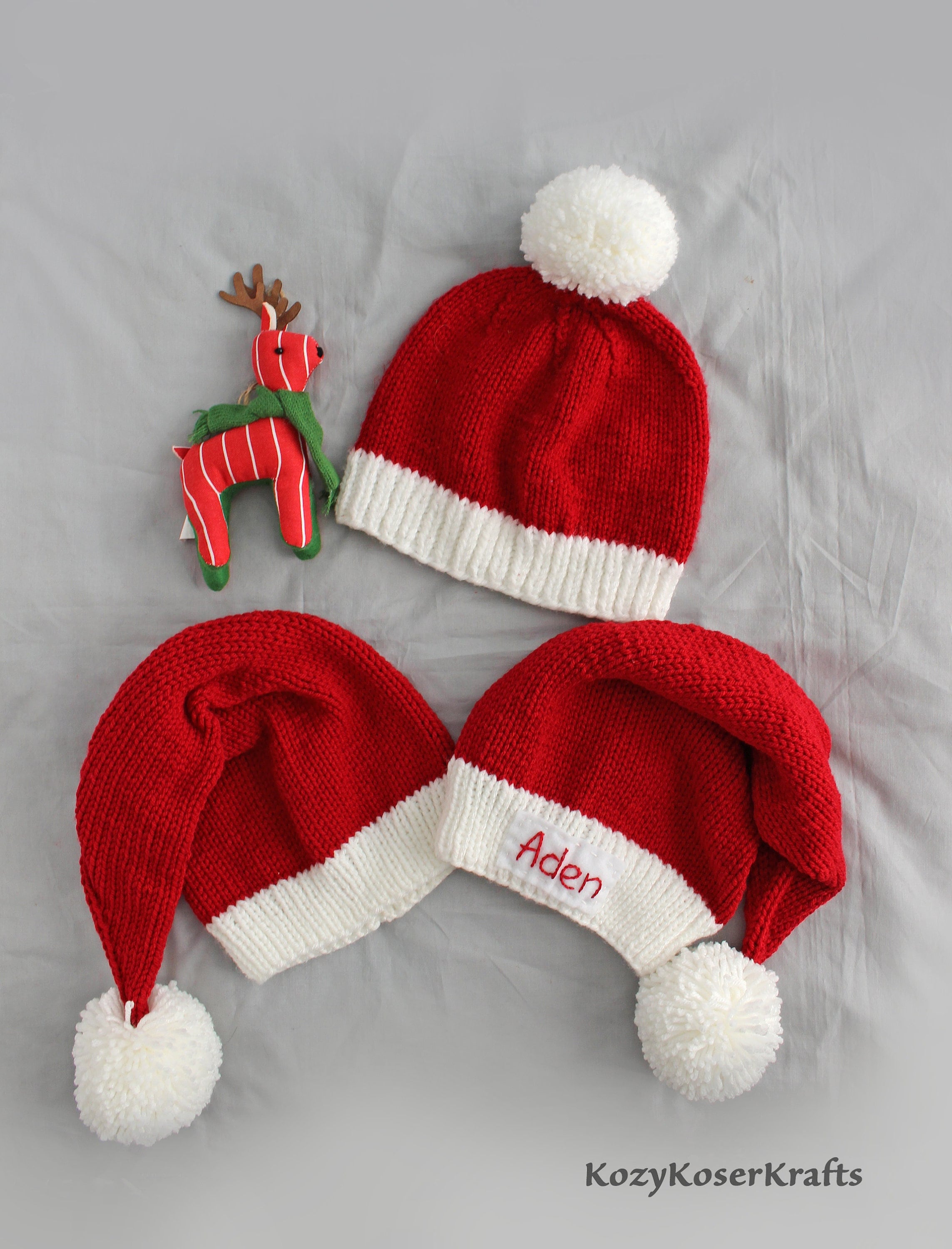 Knitted Santa - Etsy