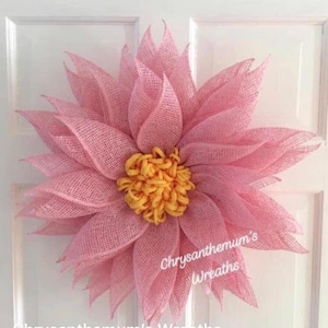 Best seller Burlap Flower Wreath