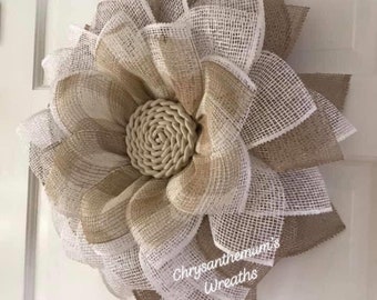 Best seller Burlap Flower Wreath