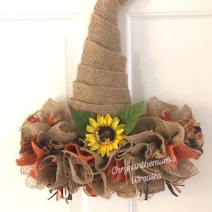 Scarecrow Hat Wreath