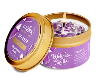 Relaxed Wellness Candle® (4oz Gold Tin)