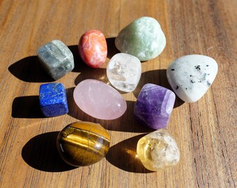 10 Intentions Tumbled Stone Set