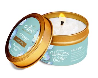 Cleansed Wellness Candle® (4oz Gold Tin)