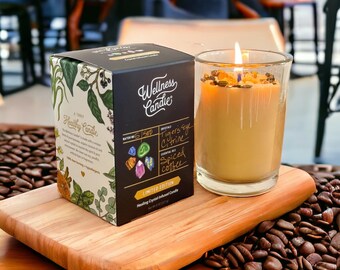 Spiced Coffee Limited Edition Wellness Candle® (8oz Boxed Glass)