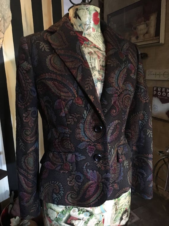 Paisley Tapestry Blazer
