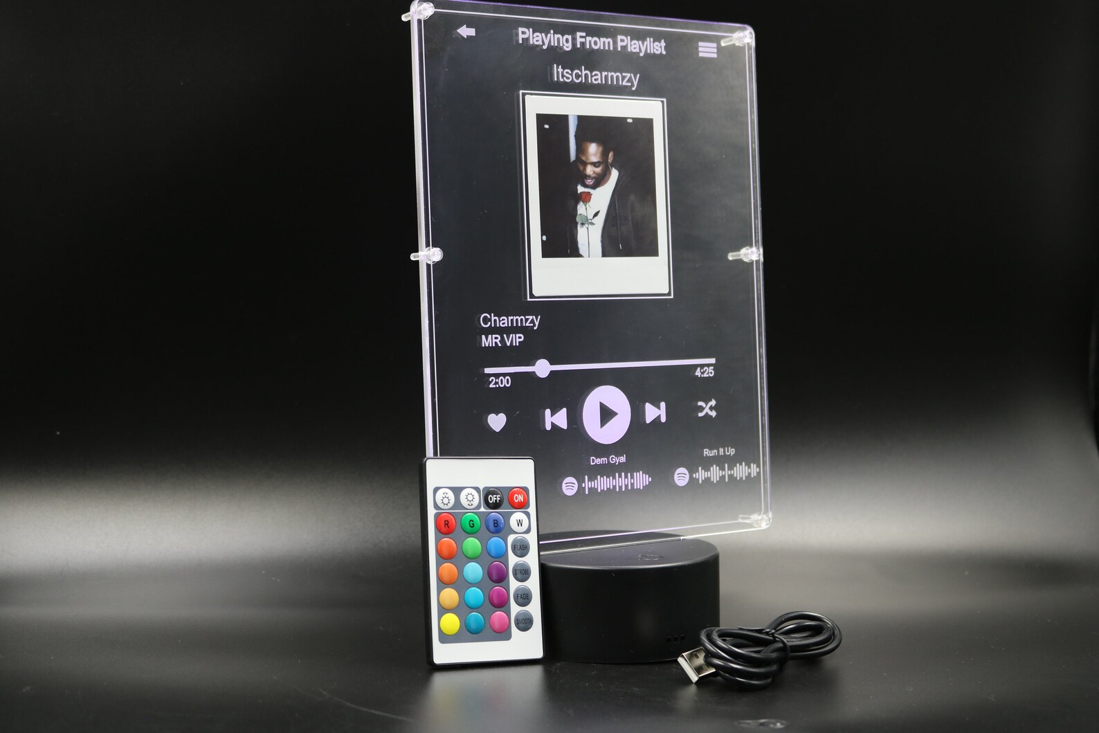 Spotify Light Up Plaque Etsy