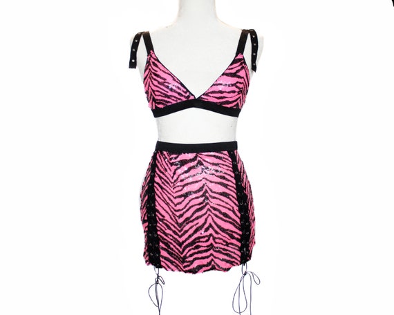 hot pink rave top
