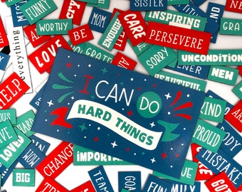 Inspirational Magnet Poetry: Build your own Affirmations to Inspire Positivity, Self-Confidence and Resilience