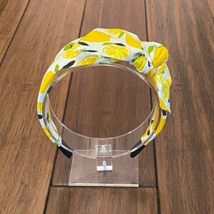 Lemons Knot Tie Headband