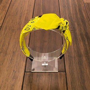 Neon Bandana Knot Tie Headband