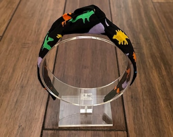 Dinosaur Top Knot Headband