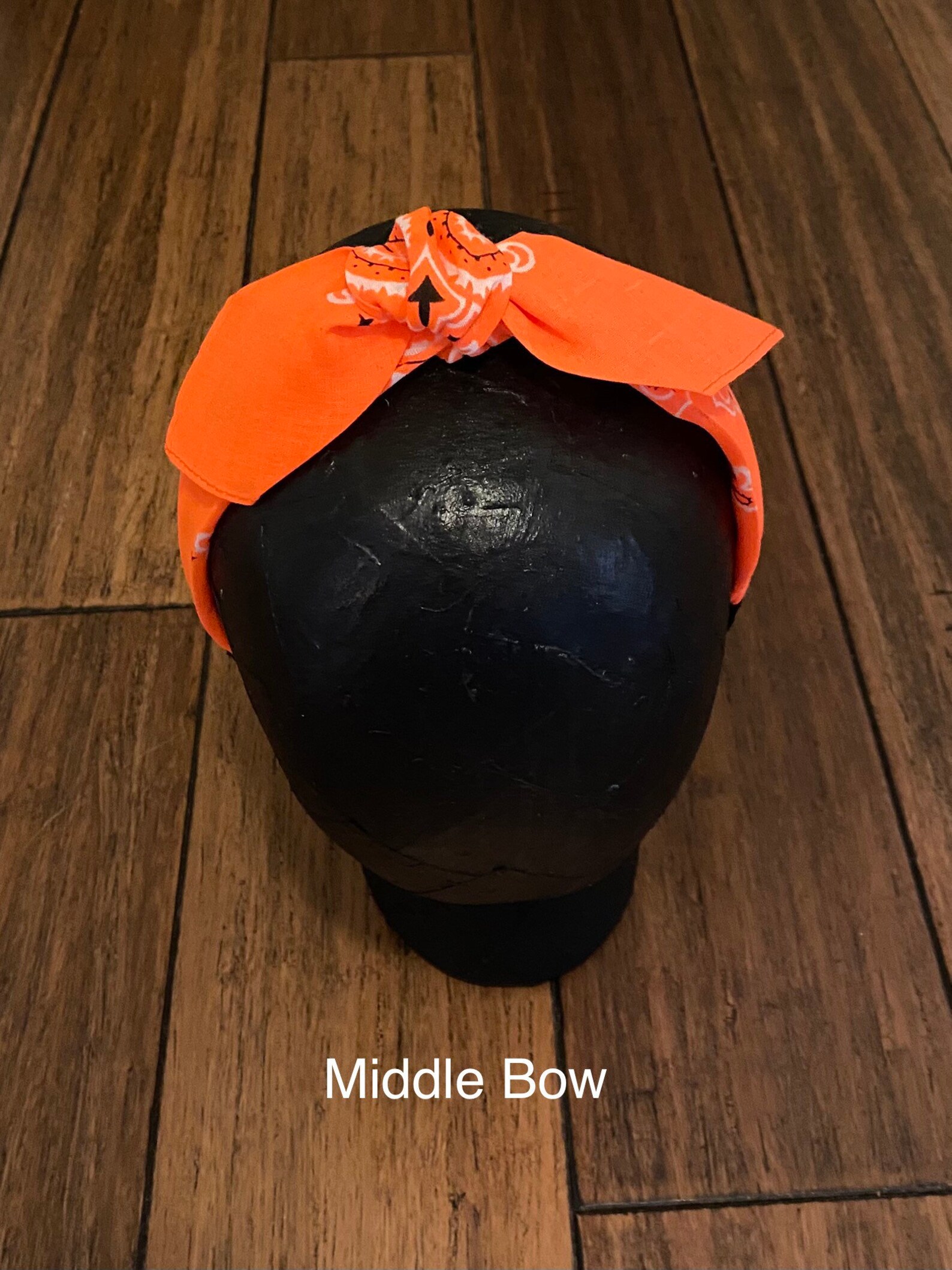 Neon Bandana Knot Tie Headband Etsy