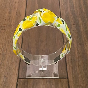 Lemons Top Knot Headband
