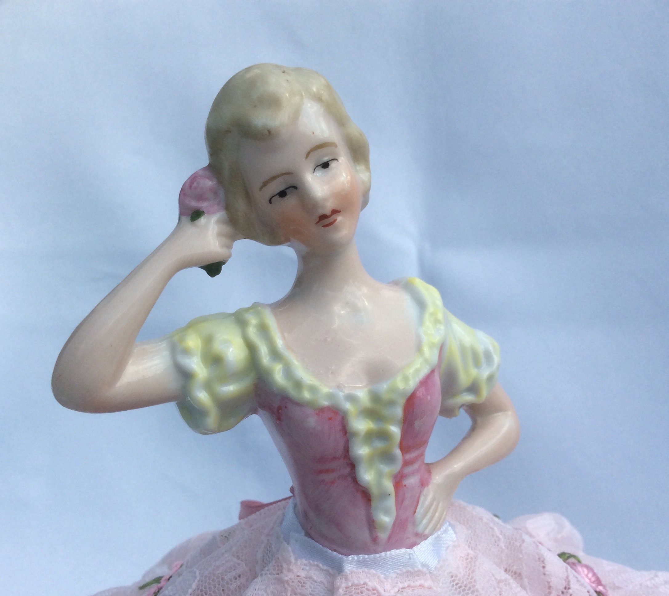 Vintage German Half Doll With Legs Traditional German Dress Etsy UK