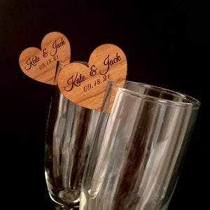Wine Topper Wedding Favor | Personalized Wedding Favor | Custom Wine Charms