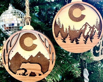 Adorno navideño de Colorado