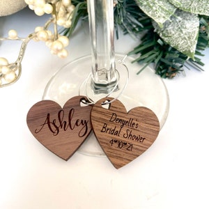 Wedding Drink Charm, Wedding Place Card Ideas, Glass Marker, Wine Charm  Cocktail, Champagne Charms, Drink Charm Label, Acrylic Name Tags