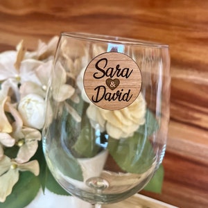 Personalized Wine Charm | Magnetic Wine Tag | Party Favor