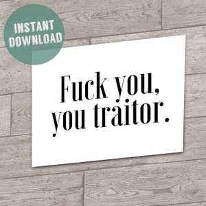 Grappige job quitting card (job transfer card, funny graduation card, new job card, promotion card)
