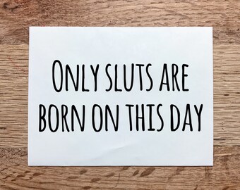 Funny birthday card for best friend (funny birthday card for mom, joke birthday card, best friend birthday card, crude birthday card)