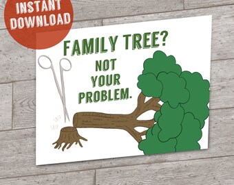 Tarjeta de cirugía de vasectomía divertida (quirúrgico obtener bien saludo hospitalario, árbol genealógico)