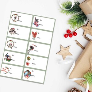Christmas Gift Labels – Australian Theme