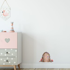 Mini Fairy Door Removable Wall Sticker - Etsy