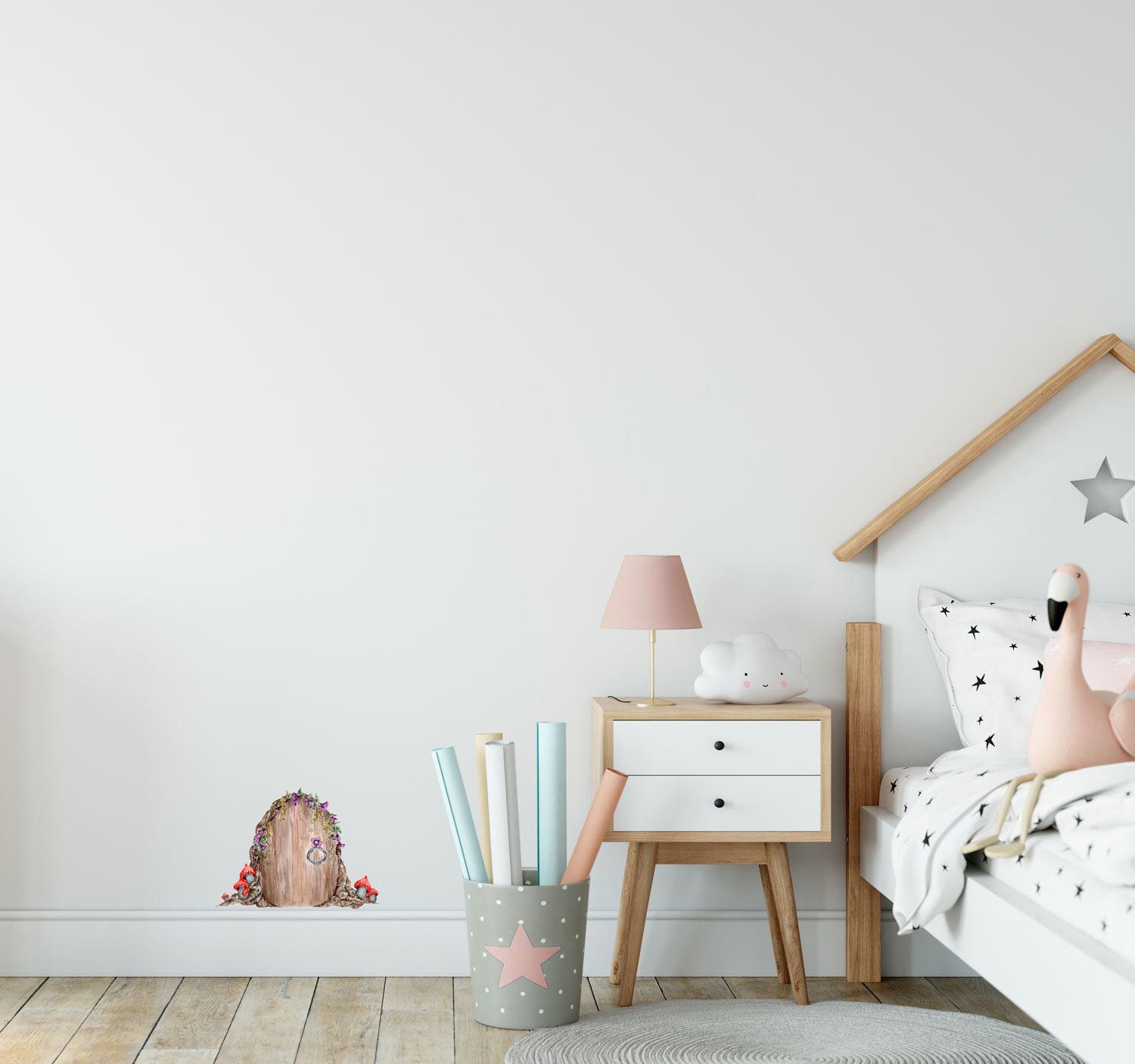 Mini Fairy Door Removable Wall Sticker - Etsy Australia