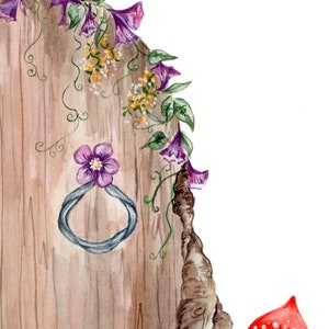 Mini Fairy Door Removable Wall Sticker - Etsy