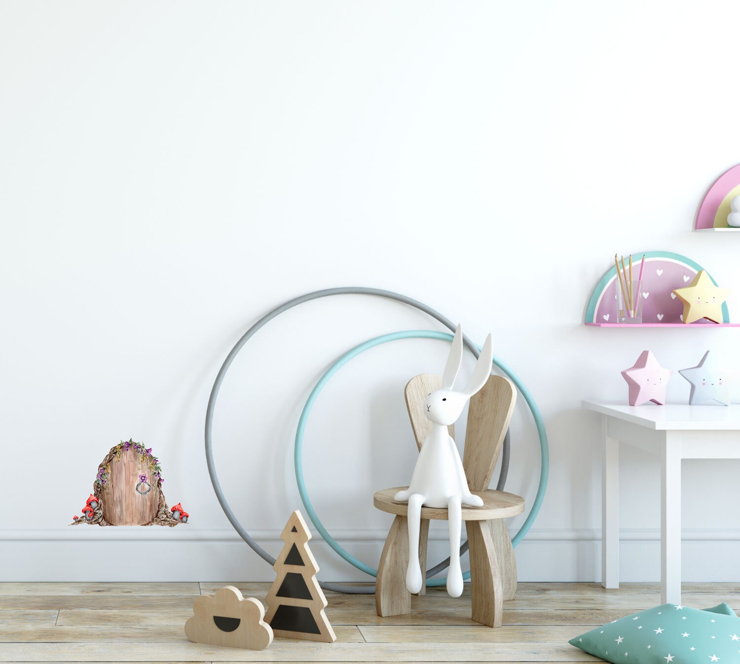 Mini Fairy Door Removable Wall Sticker - Etsy Australia