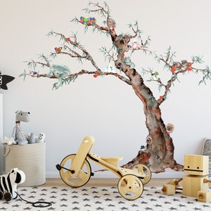 Aussie Gum Tree Removable Fabric Wall Sticker for Nursery or Room Decoration