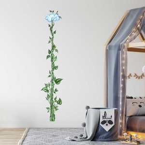 Beanstalk Vine Wall Sticker for Room Decoration or Height Chart