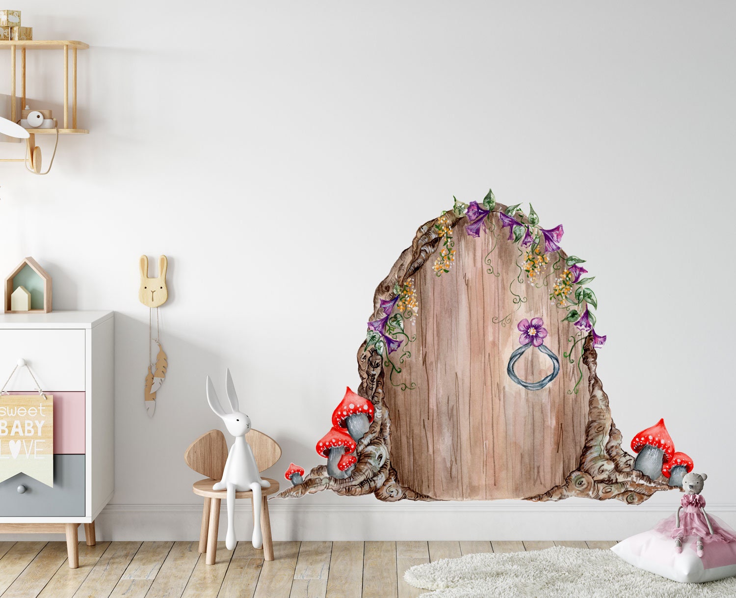 Fairy Door Removable Wall Sticker for Room Decoration Etsy
