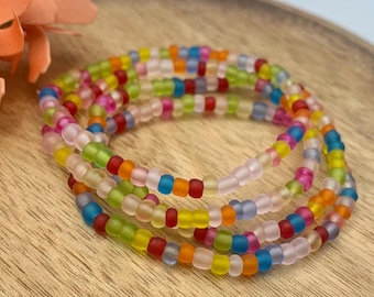 Boho Samen Bead Stretch Armbänder