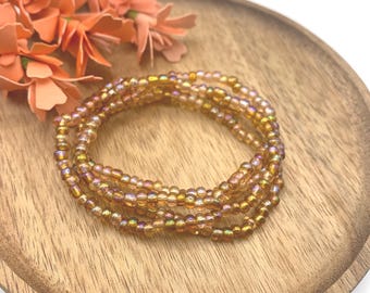 Boho Samen Bead Stretch Armbänder