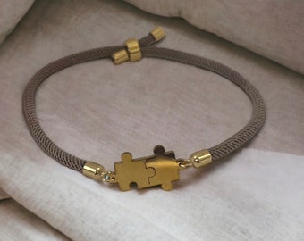 Puzzle Piece Bracelet: Autism Awareness Jewelry